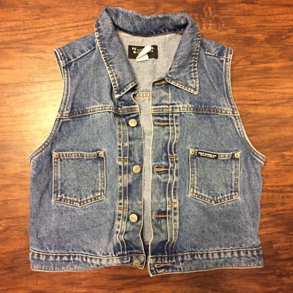 Vintage Polo Jeans Co. Ralph Lauren Denim Vest
